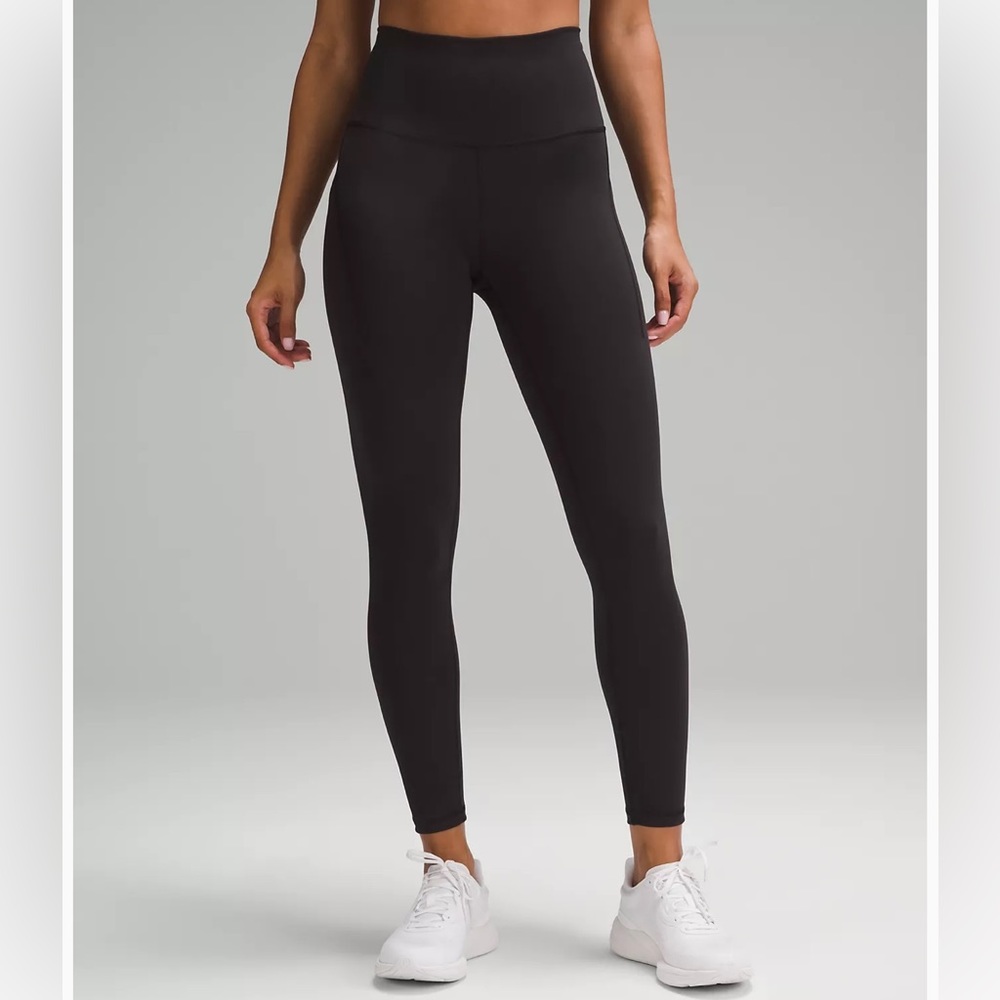 Lululemon Wunder Train high rise leggings with pockets